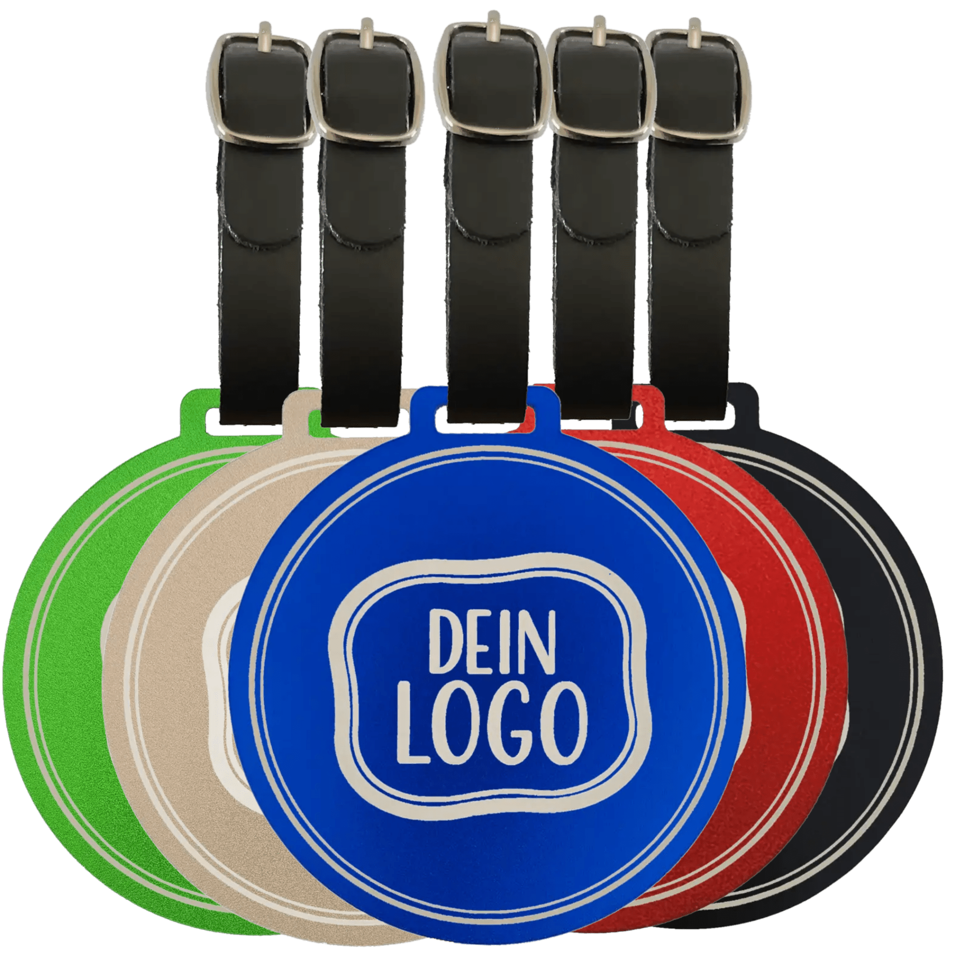 Golf Bag Tag aus Metall mit Lasergravur