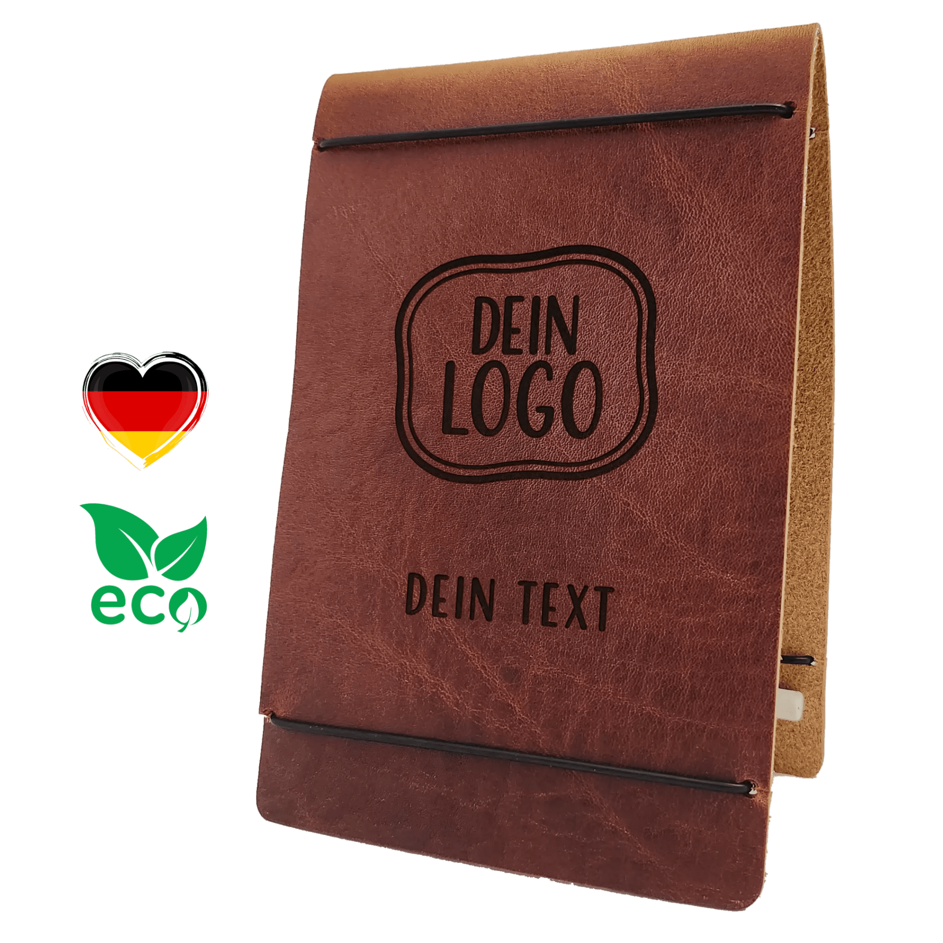 Scorekartenmappe Leder cognac