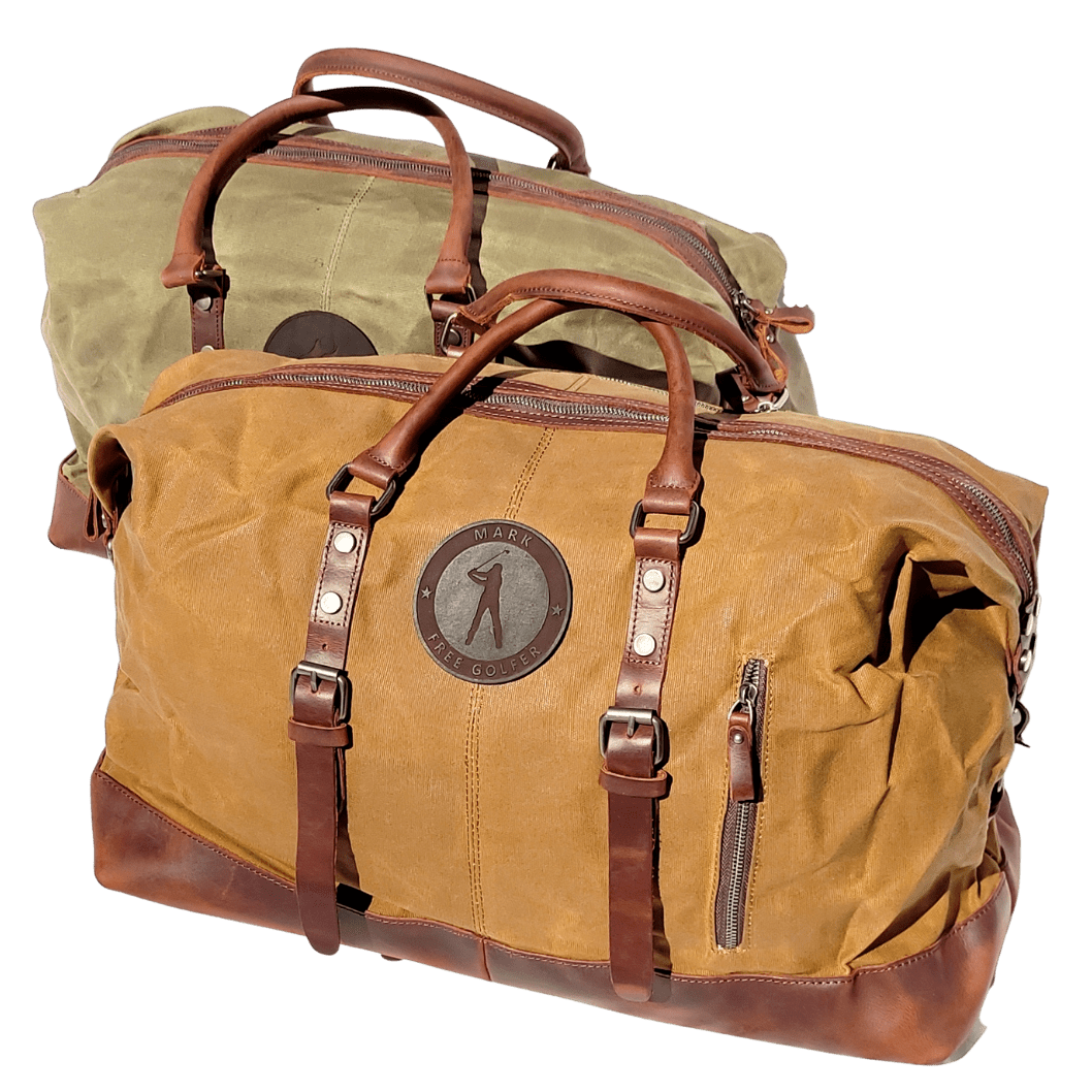 Weekender Reisetasche personalisiert Waxed Canvas